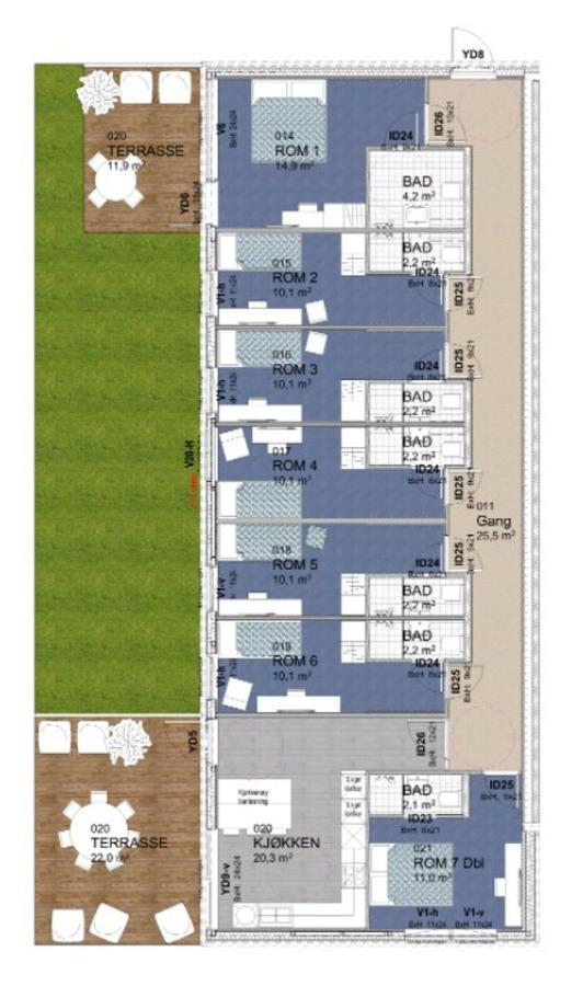 Aparthotel Norpark Romutleie Orkanger Zewnętrze zdjęcie